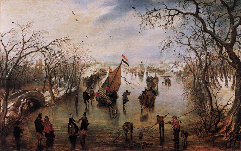 Winter, Adriaen Pietersz Vande Venne